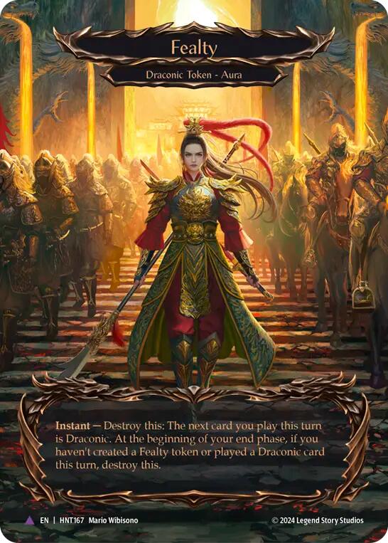 Fealty (Cold Foil) [HNT167] (The Hunted)  Cold Foil | Good Games Cannington