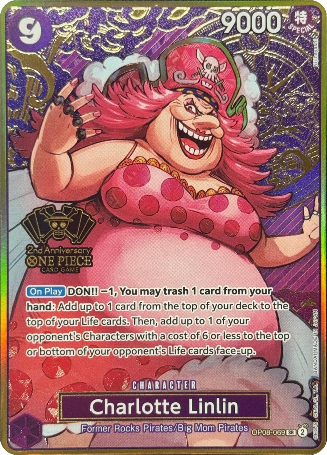 Charlotte Linlin (Japanese Version 2nd Anniversary Set) [One Piece Promotion Cards] | Good Games Cannington