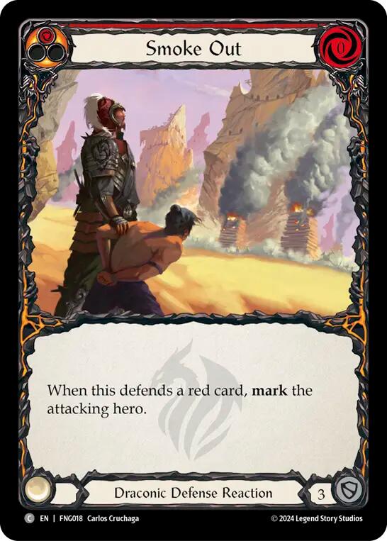 Smoke Out (Red) [FNG018] (The Hunted Fang Blitz Deck) | Good Games Cannington