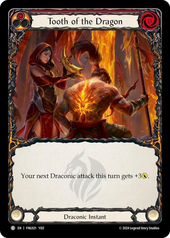 Tooth of the Dragon (Red) [FNG021] (The Hunted Fang Blitz Deck) | Good Games Cannington