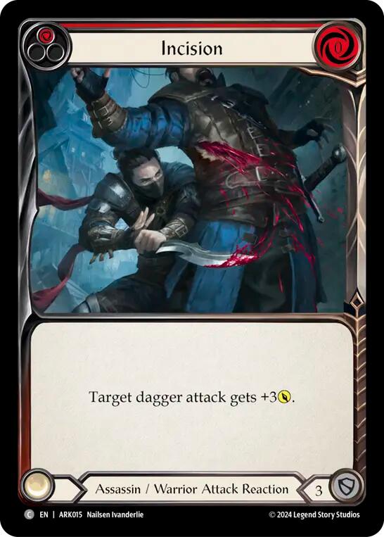 Incision (Red) [ARK015] (The Hunted Arakni Blitz Deck) | Good Games Cannington