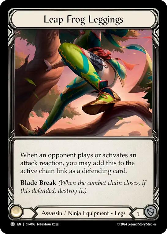 Leap Frog Leggings [CIN006] (The Hunted Cindra Blitz Deck) | Good Games Cannington