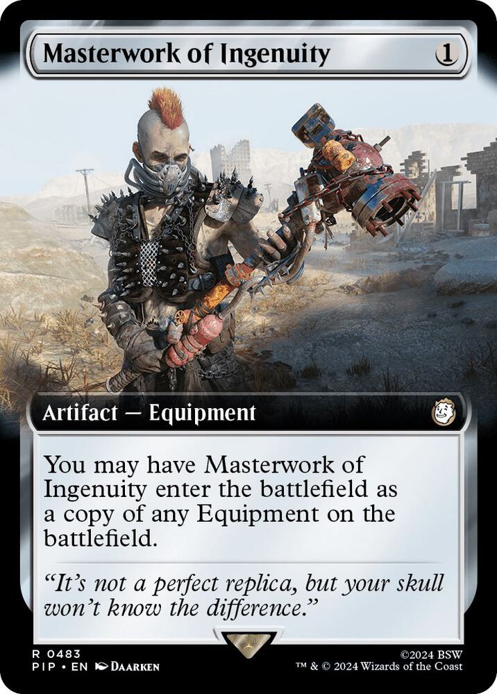 Masterwork of Ingenuity 483/326 (Universes Beyond: Fallout)  - Extended Art | Good Games Cannington