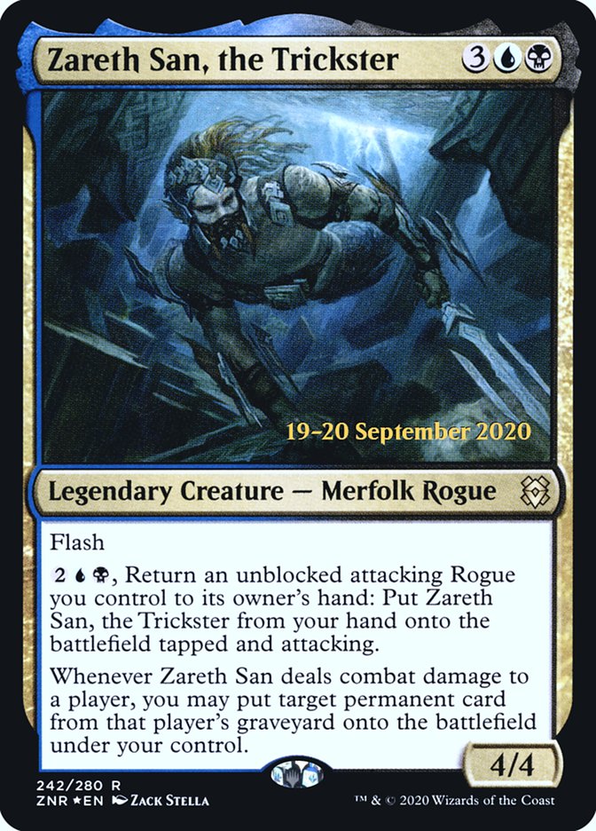 Zareth San, the Trickster [Zendikar Rising Prerelease Promos] | Good Games Cannington