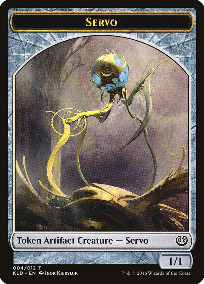 Servo Token (004/012) [Kaladesh Tokens] | Good Games Cannington