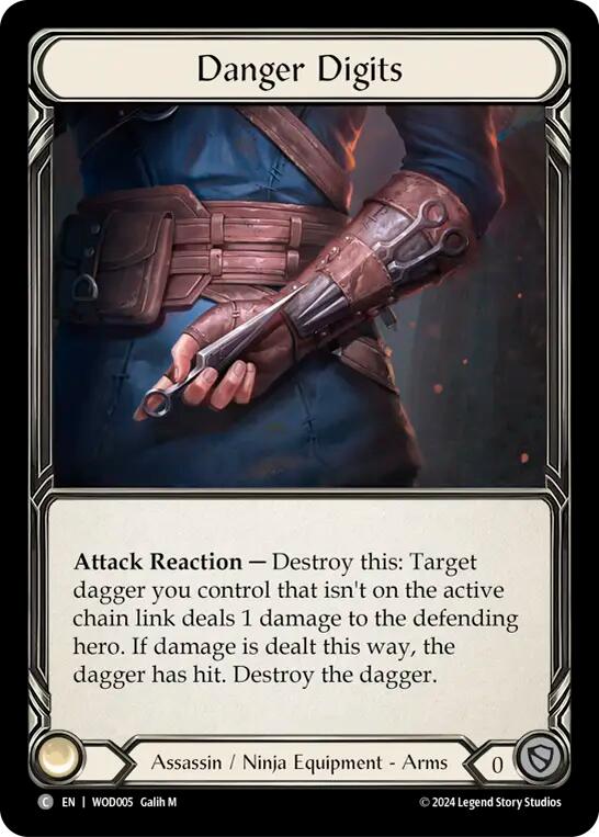 Danger Digits [WOD005] (The Hunted Arakni, Web of Deceit Blitz Deck) | Good Games Cannington