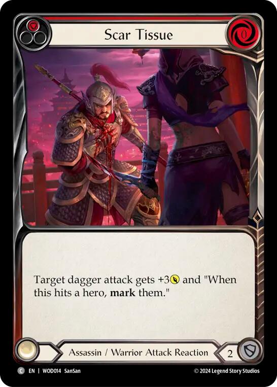 Scar Tissue (Red) [WOD014] (The Hunted Arakni, Web of Deceit Blitz Deck) | Good Games Cannington