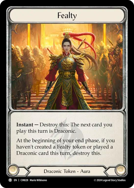 Fealty [CIN028 // CIN029] (The Hunted Cindra Blitz Deck) | Good Games Cannington