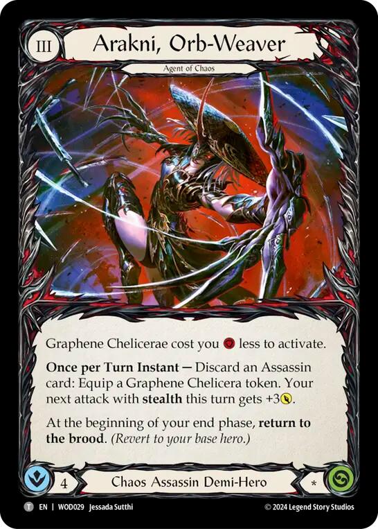 Arakni, Orb-Weaver [WOD029//WOD030] (The Hunted Arakni, Web of Deceit Blitz Deck) | Good Games Cannington