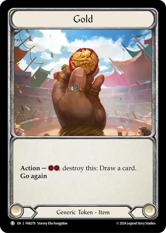 Gold [FAB279] (Promo)  Cold Foil | Good Games Cannington