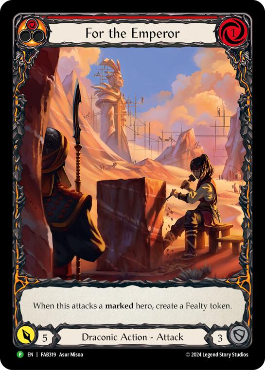 For the Emperor [FAB319] (Promo)  Rainbow Foil | Good Games Cannington
