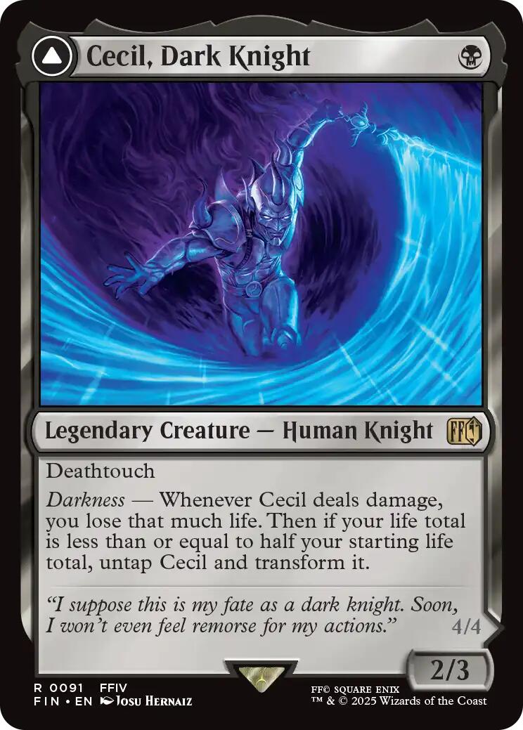 Cecil, Dark Knight // Cecil, Redeemed Paladin [FINAL FANTASY] | Good Games Cannington