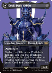 Cecil, Dark Knight // Cecil, Redeemed Paladin (Borderless) [FINAL FANTASY] | Good Games Cannington