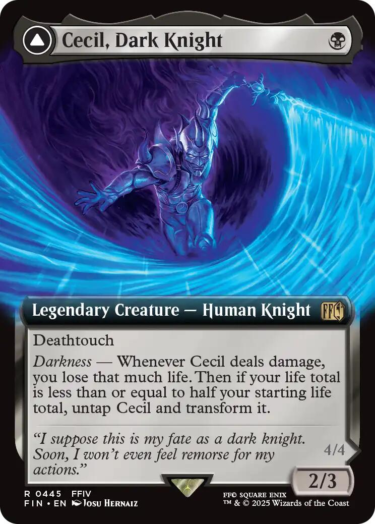 Cecil, Dark Knight // Cecil, Redeemed Paladin (Extended Art) [FINAL FANTASY] | Good Games Cannington