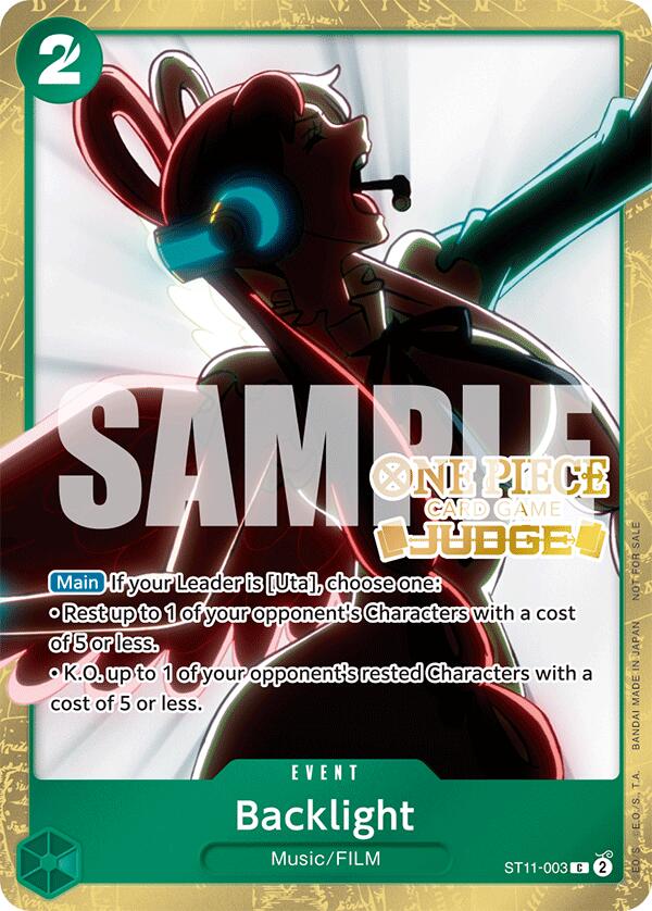 Backlight (Judge Pack Vol. 5) [One Piece Promotion Cards] | Good Games Cannington
