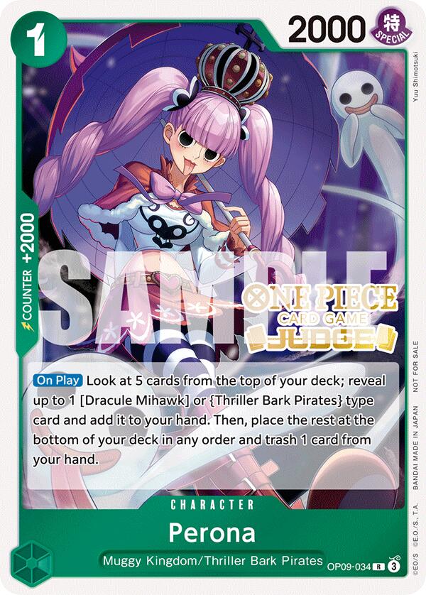 Perona (Judge Pack Vol. 5) [One Piece Promotion Cards] | Good Games Cannington