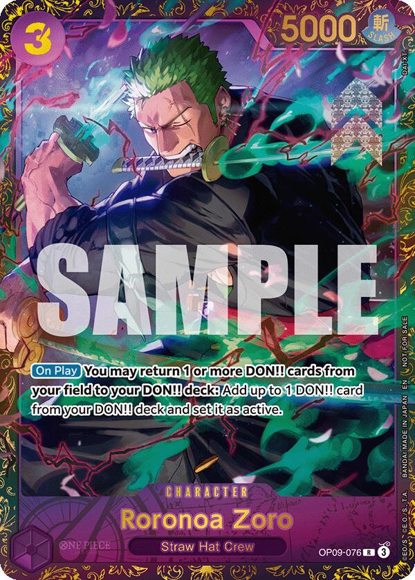 Roronoa Zoro (Championship 25-26 Regionals Season 1) [One Piece Promotion Cards] | Good Games Cannington