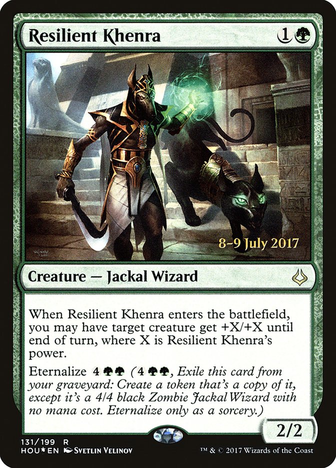 Resilient Khenra [Hour of Devastation Prerelease Promos] | Good Games Cannington
