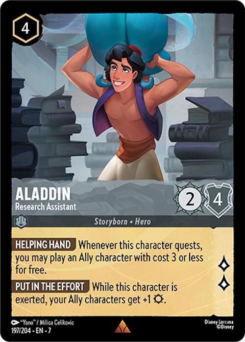 Aladdin - Research Assistant (197/204) [Archazia's Island] | Good Games Cannington