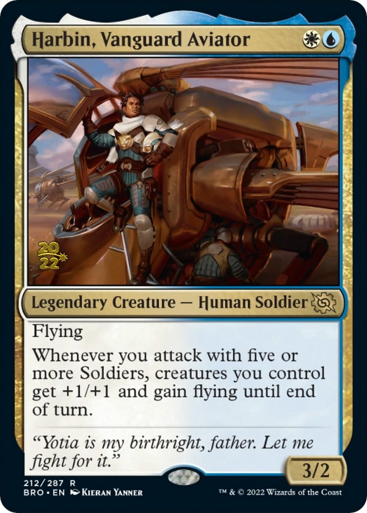 Harbin, Vanguard Aviator [The Brothers' War Prerelease Promos] | Good Games Cannington