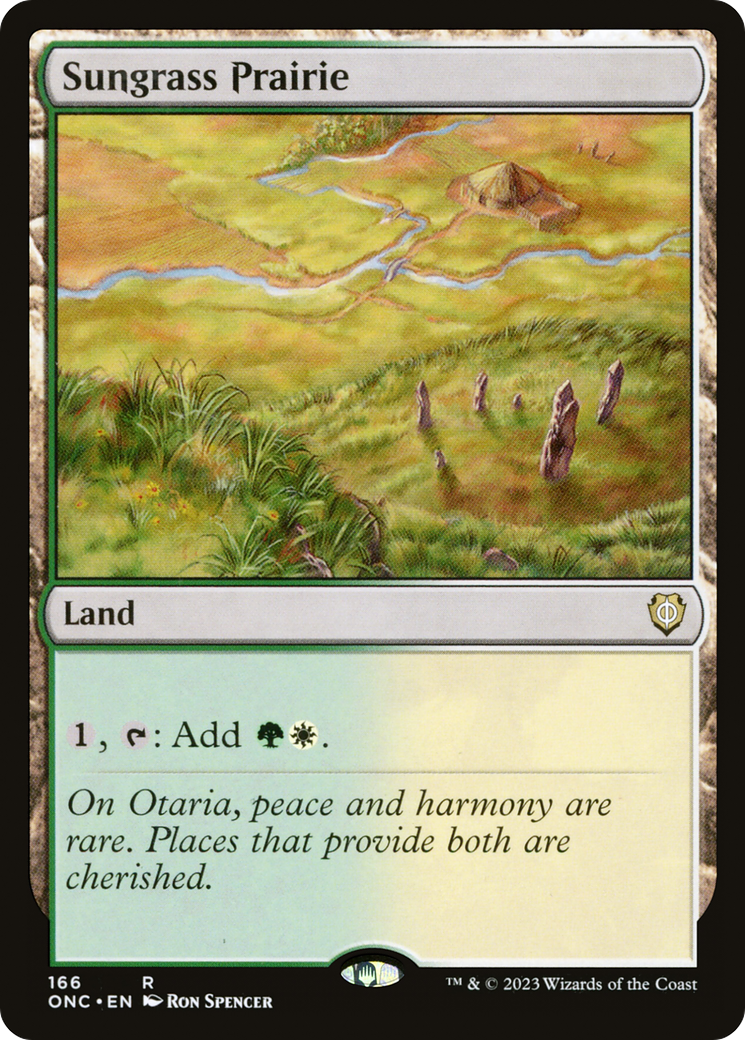 Sungrass Prairie [Phyrexia: All Will Be One Commander] | Good Games Cannington