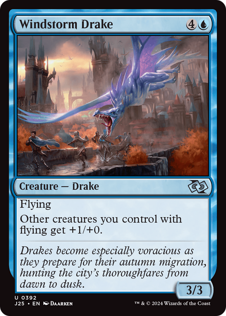 Windstorm Drake [Foundations Jumpstart] | Good Games Cannington