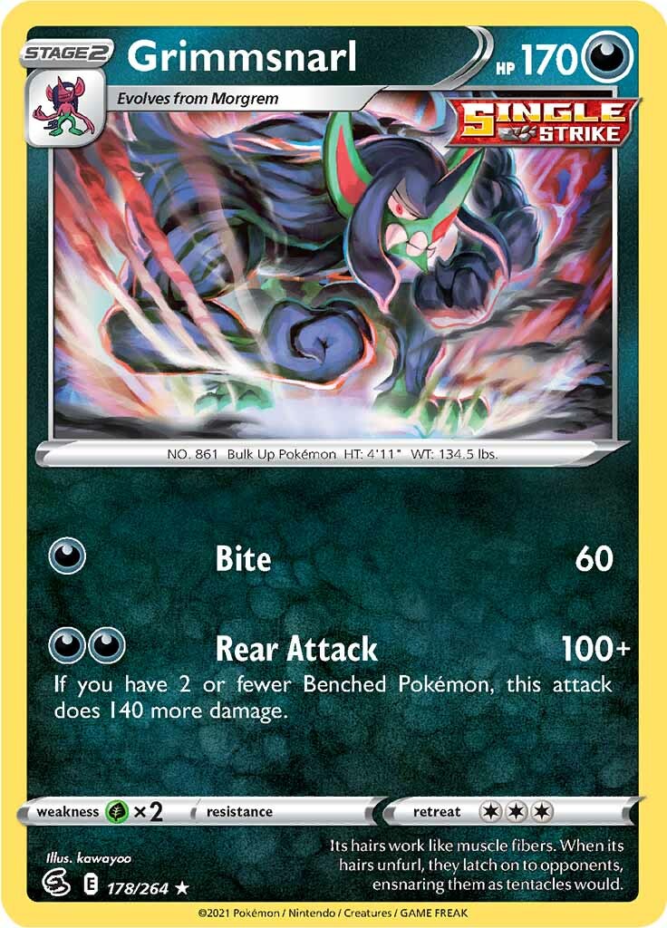 Grimmsnarl (178/264) [Sword & Shield: Fusion Strike] | Good Games Cannington