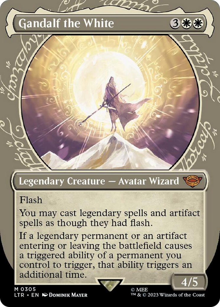 Gandalf the White (Showcase Ring Frame) [The Lord of the Rings: Tales of Middle-Earth] | Good Games Cannington