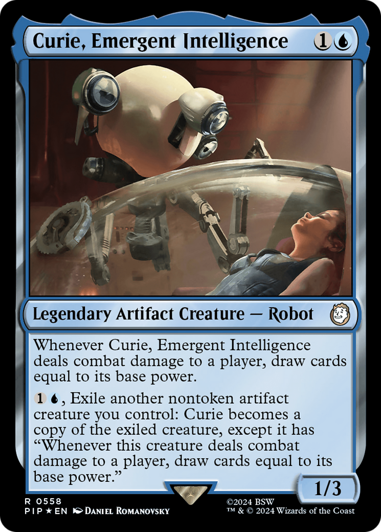 Curie, Emergent Intelligence (Surge Foil) [Fallout] | Good Games Cannington