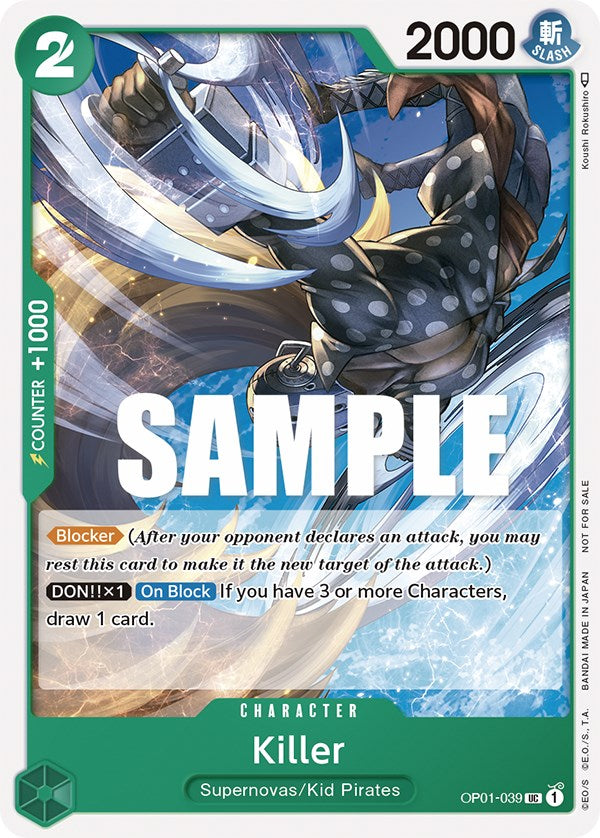 Killer (Promotion Pack 2023) [One Piece Promotion Cards] | Good Games Cannington