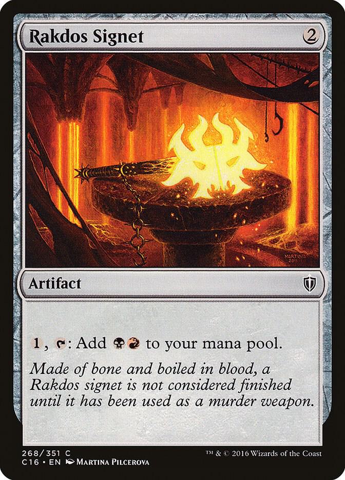Rakdos Signet 268/351 (Commander 2016)  | Good Games Cannington