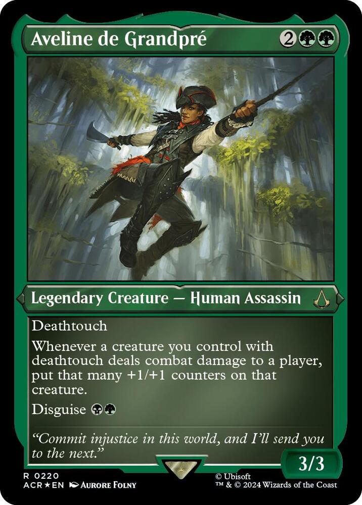 Aveline de Grandpré 220 (Universes Beyond: Assassin's Creed)  - Etched Foil | Good Games Cannington