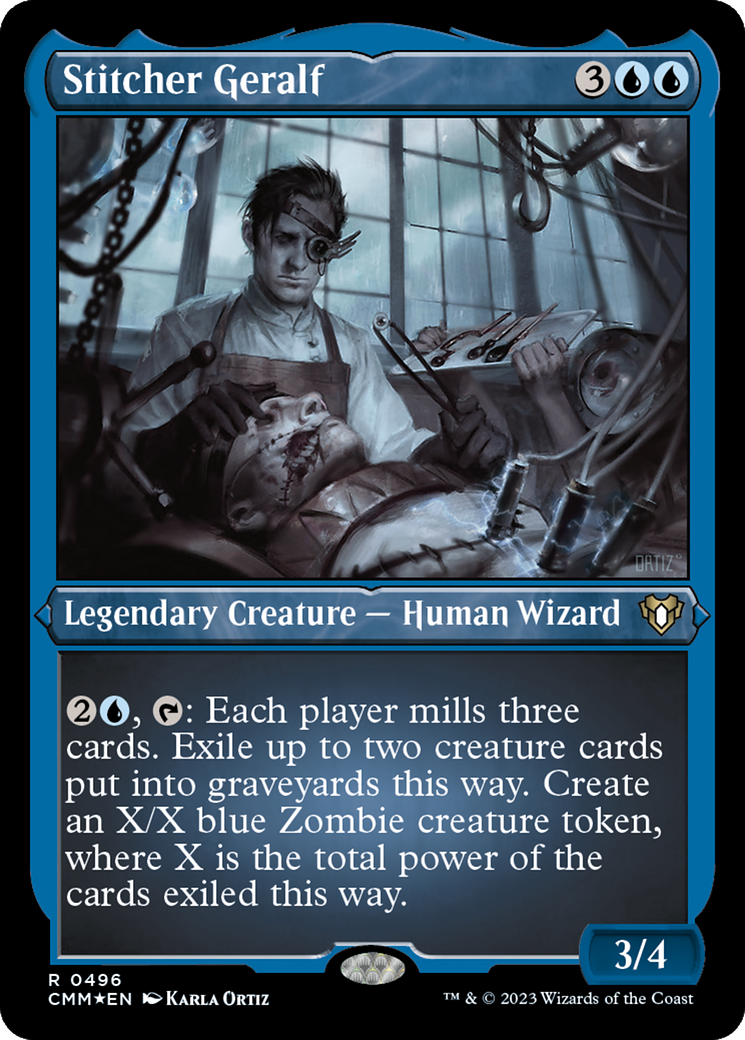 Stitcher Geralf (Foil Etched) [Commander Masters] | Good Games Cannington