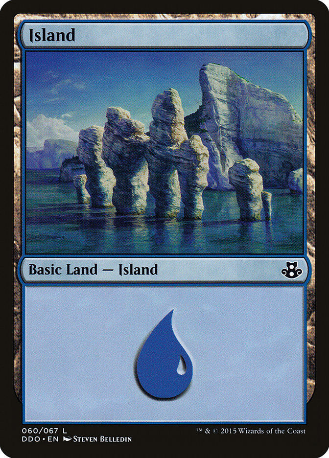 Island (60) [Duel Decks: Elspeth vs. Kiora] | Good Games Cannington