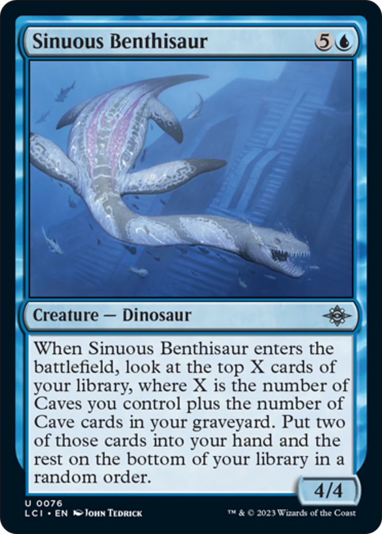 Sinuous Benthisaur [The Lost Caverns of Ixalan] | Good Games Cannington
