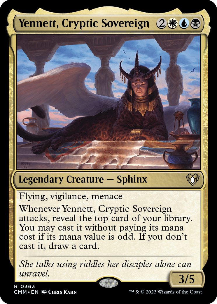 Yennett, Cryptic Sovereign [Commander Masters] | Good Games Cannington