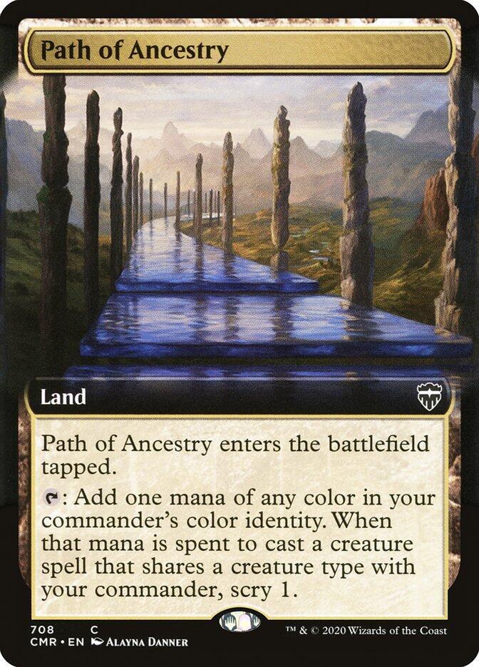 Path of Ancestry 708 (Commander Legends)  - Extended Art Foil | Good Games Cannington