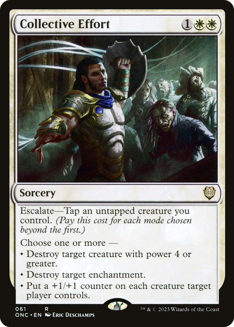 Collective Effort [Phyrexia: All Will Be One Commander] | Good Games Cannington