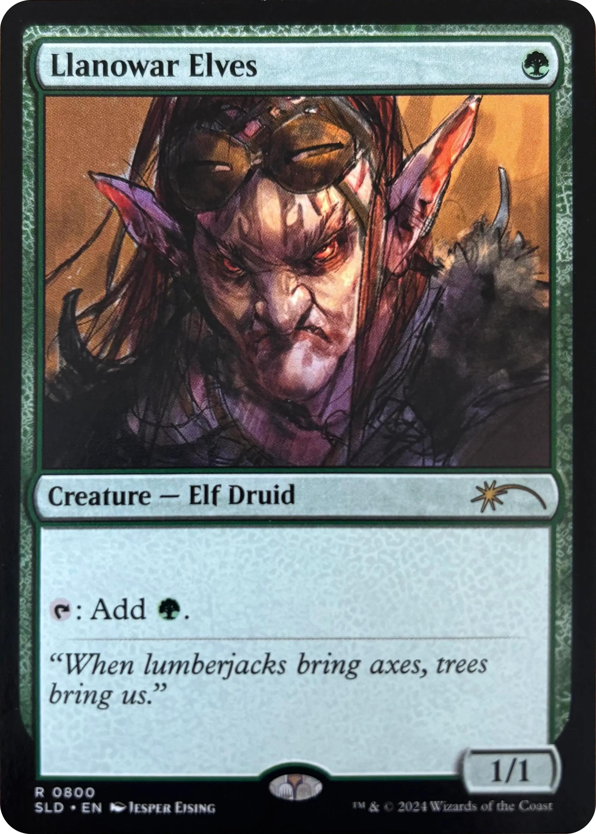 Llanowar Elves (0800) [Secret Lair Drop Series] | Good Games Cannington