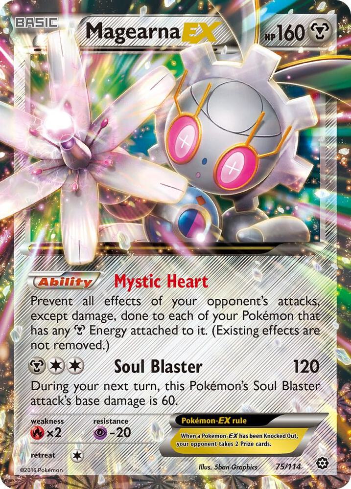 Magearna EX 75/114 (XY - Steam Siege)  - Holofoil | Good Games Cannington
