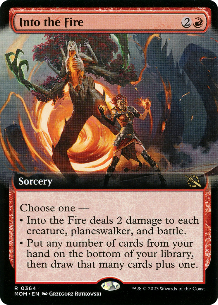 Into the Fire (Extended Art) [March of the Machine] | Good Games Cannington