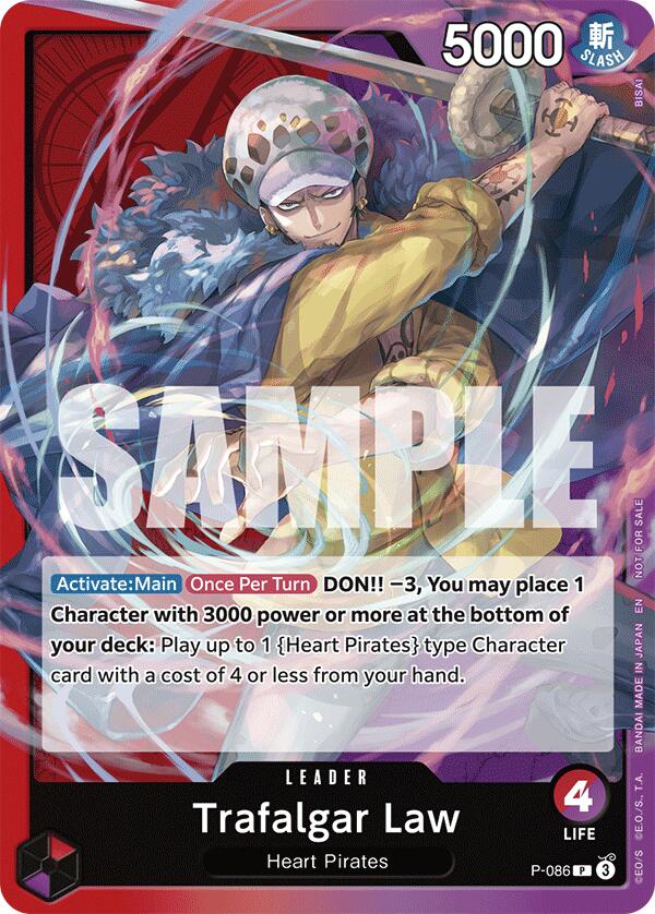 Trafalgar Law (OP10 Release Event) [One Piece Promotion Cards] | Good Games Cannington