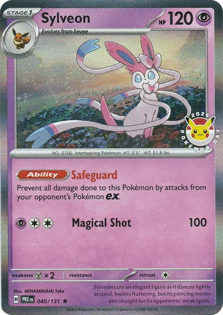 Sylveon (040/131) (Pokemon Day) [Scarlet & Violet: Prismatic Evolutions] | Good Games Cannington