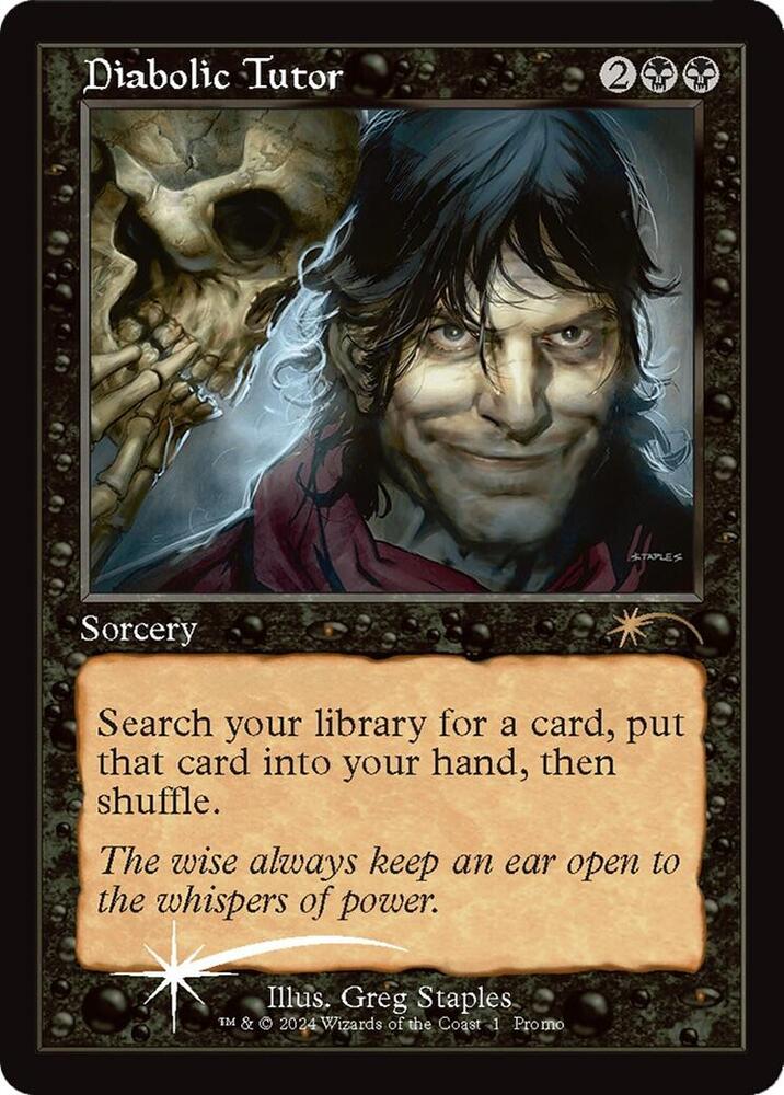 Diabolic Tutor 13/14 (WPN & Gateway Promos)  - Retro Foil | Good Games Cannington