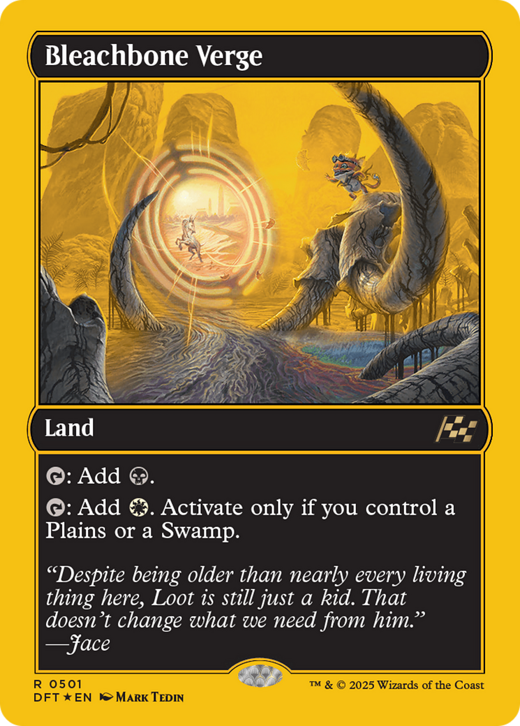 Bleachbone Verge (First-Place Foil) [Aetherdrift] | Good Games Cannington