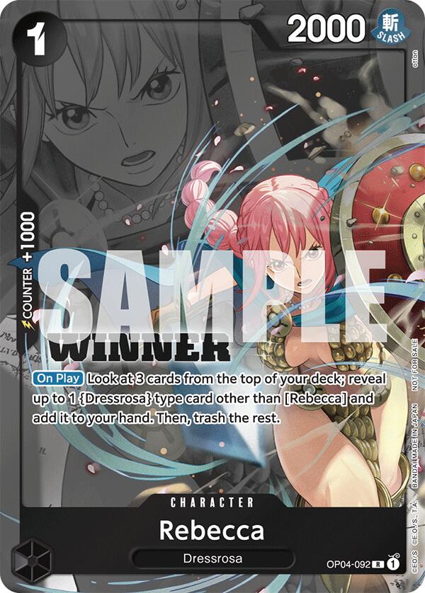 Rebecca (Winner Pack 2025 Vol. 2) [One Piece Promotion Cards] | Good Games Cannington