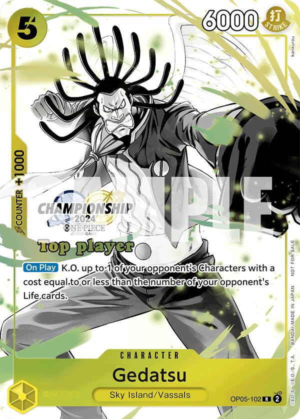 Gedatsu (Championship 2024 Top Player Pack Vol. 2) [One Piece Promotion Cards] | Good Games Cannington