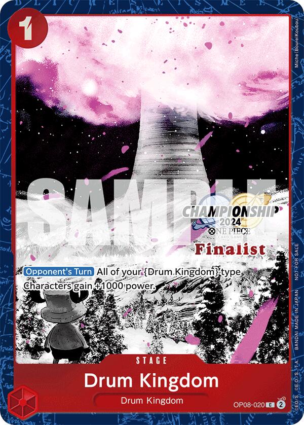 Drum Kingdom (Championship 2024 Card Set Vol. 2) [Finalist] [One Piece Promotion Cards] | Good Games Cannington