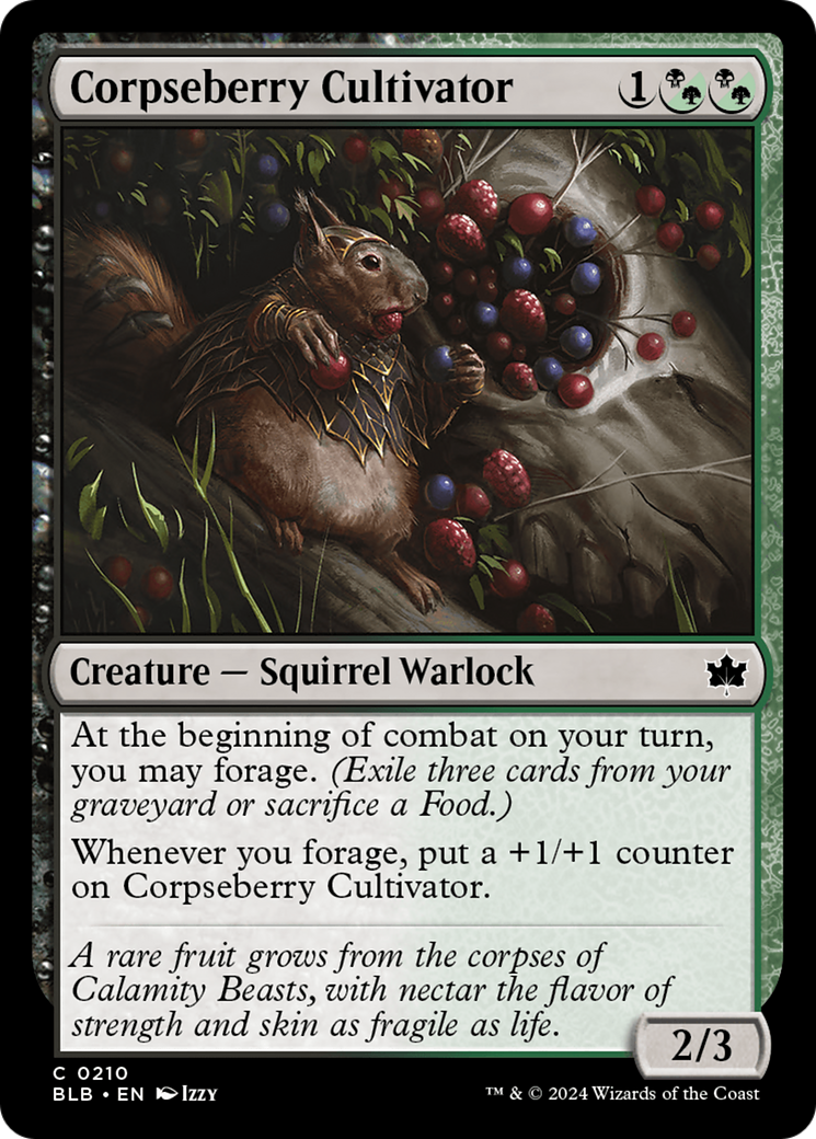Corpseberry Cultivator [Bloomburrow] | Good Games Cannington