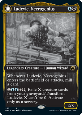 Ludevic, Necrogenius // Olag, Ludevic's Hubris [Innistrad: Double Feature] | Good Games Cannington